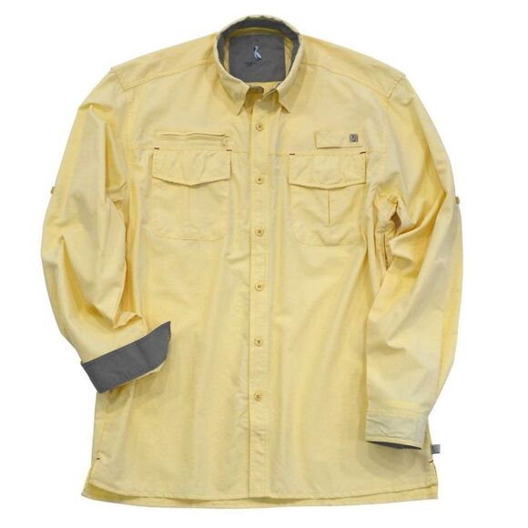 Pelican Coast Clothing Company PERFORMANCE FISHING LONG SLEEVE - SUN/YELLOW XL - Picture 7 of 8